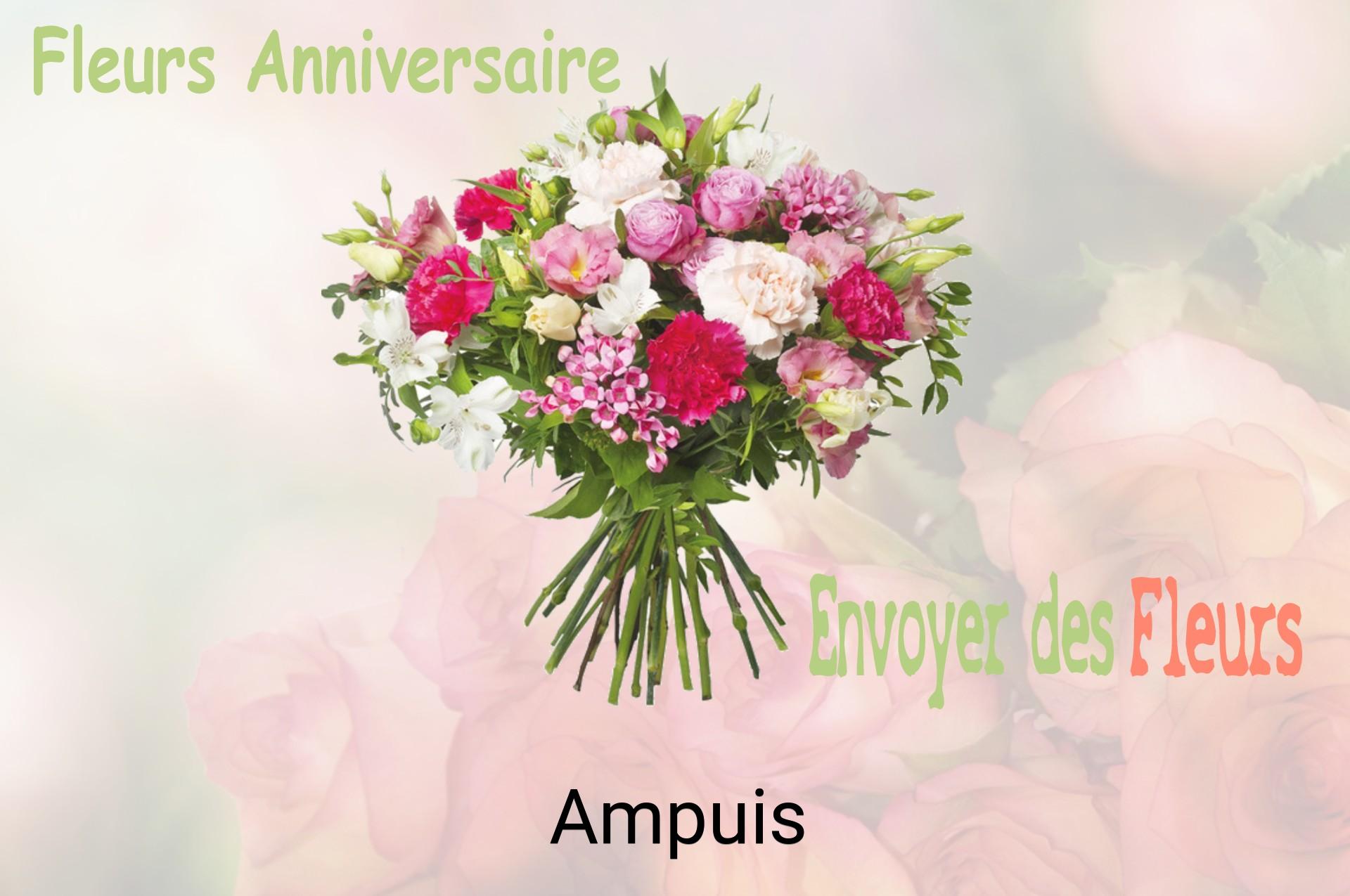 Bouquet de fleurs d’anniversaire livré à Ampuis